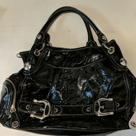 kathy van zeeland black purse